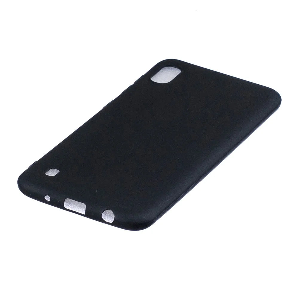 Solid Color Candy TPU Case for Samsung Galaxy A10 - Black - 3