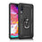 Hybrid PC TPU Kickstand Armor Phone Casing for Samsung Galaxy A70 - Black - 1