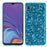 Glittery Sequins Gel PC+TPU Cell Phone Back Case for Samsung Galaxy A10 - Blue - 1