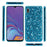 Glittery Sequins Gel PC+TPU Cell Phone Back Case for Samsung Galaxy A10 - Blue - 2