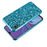 Glittery Sequins Gel PC+TPU Cell Phone Back Case for Samsung Galaxy A10 - Blue - 3