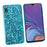 Glittery Sequins Gel PC+TPU Cell Phone Back Case for Samsung Galaxy A10 - Blue - 4