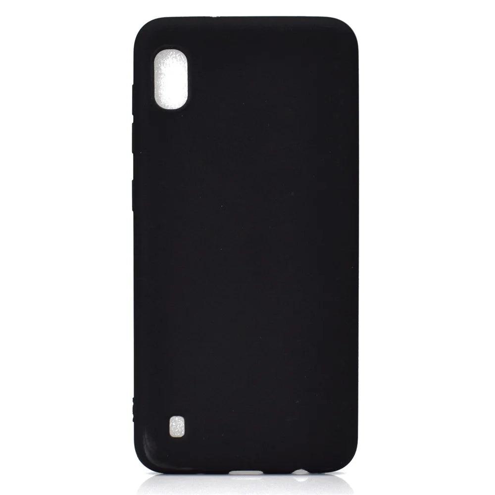Soft Frosted TPU Phone Case for Samsung Galaxy A10 - Black - 2