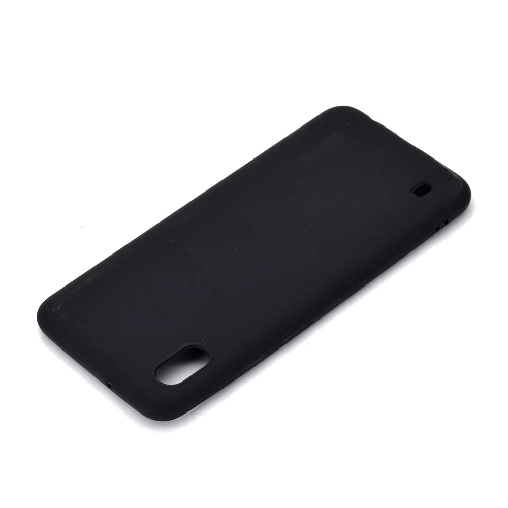 Soft Frosted TPU Phone Case for Samsung Galaxy A10 - Black - 4