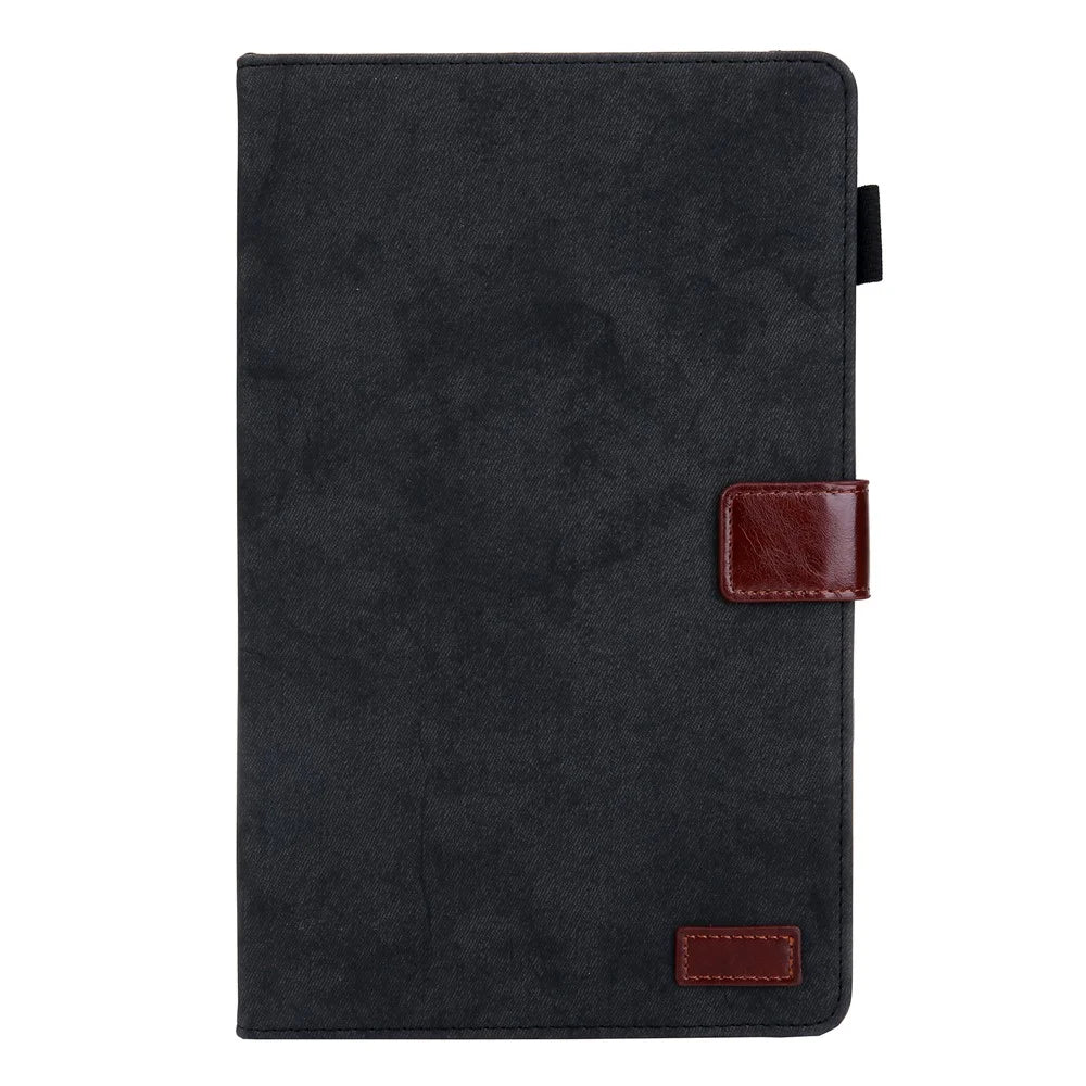Business Style Auto Wake & Sleep Leather Case with Card Storage for Samsung Galaxy TAB A 10.1 (2019) SM-T510/SM-T515 - Black - 1