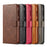 LC.IMEEKE Leather Wallet Case for Samsung Galaxy A40 - Black - 4