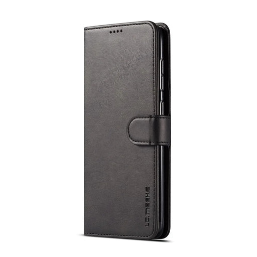 LC.IMEEKE Leather Wallet Case for Samsung Galaxy A50/A50s/A30s - Black - 2
