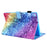Pattern Printing PU Leather Card Holder Tablet Stand Case for Samsung Galaxy Tab A 10.1 (2019) SM-T510/SM-T515 - Colorful Diamond - 5