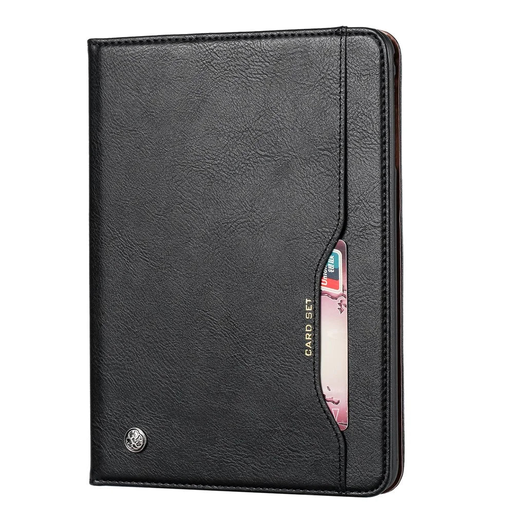 PU Leather Protection Flip Stand Shell for Samsung Galaxy Tab A 10.1 (2019) SM-T515 - Black - 2