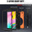 360° Swivel PC + Silicone Combo Kickstand Shell with Shoulder Strap for Samsung Galaxy Tab A 10.1 (2019) SM-T515 - Orange - 4