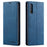 FORWENW Fantasy Series Auto-absorbed Silky Touch Leather Wallet Stand Case for Samsung Galaxy A70 - Blue - 1