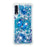 Liquid Glitter Powder Patterned Quicksand Shockproof TPU Back Case for Samsung Galaxy A70 - Blue Butterfly - 2