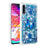 Liquid Glitter Powder Patterned Quicksand Shockproof TPU Back Case for Samsung Galaxy A70 - Blue Butterfly - 3
