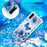 Liquid Glitter Powder Patterned Quicksand Shockproof TPU Back Case for Samsung Galaxy A70 - Blue Butterfly - 6