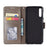 Imprint Flower Leather Wallet Case for Samsung Galaxy A70 - Grey - 3