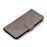 Imprint Flower Leather Wallet Case for Samsung Galaxy A70 - Grey - 7