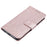 Imprint Mandala Flower Stand Wallet Leather Case for Samsung Galaxy A20e - Pink - 7