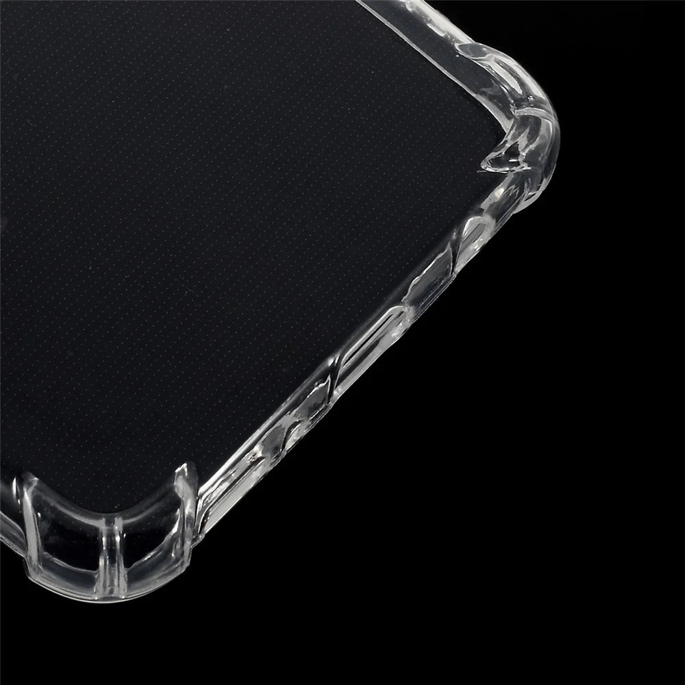 Clear Shock Absorption Soft TPU Phone Cover for Samsung Galaxy A70 - Transparent - 5