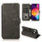 PU Leather + TPU Wallet Style Protection Phone Case for Samsung Galaxy A20 / A30 - Black - 1