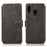 PU Leather + TPU Wallet Style Protection Phone Case for Samsung Galaxy A20 / A30 - Black - 2