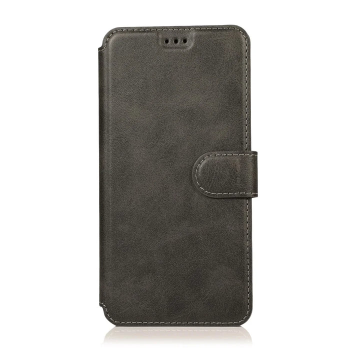 PU Leather + TPU Wallet Style Protection Phone Case for Samsung Galaxy A20 / A30 - Black - 3