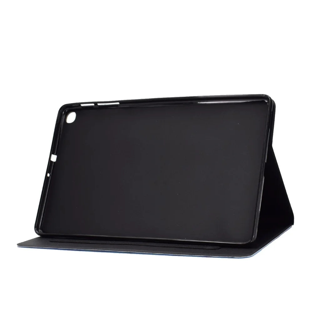Pattern Printing Card Slots Stand Leather Tablet Cover for Samsung Galaxy Tab A 10.1 (2019) SM-T510 / SM-T515 - Musical Note - 5