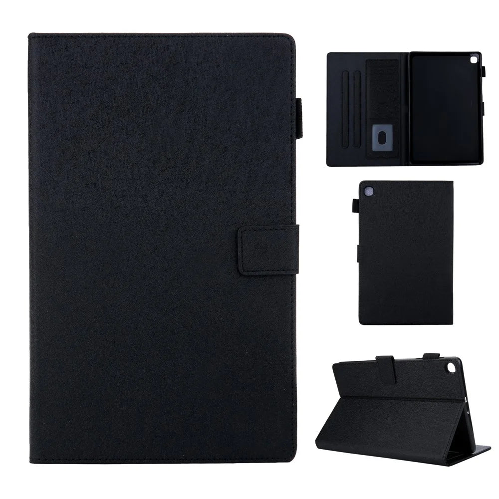 Leather Case with Card Storage for Samsung Galaxy Tab A 10.1 (2019) T515 - Black - 1