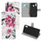 Pattern Printing Flip Leather Wallet Phone Case for Samsung Galaxy A20e - Kapok Flower - 1