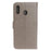 Imprint Tree+Owl Leather Wallet Phone Case for Samsung Galaxy A20e - Grey - 3