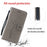 Imprint Tree+Owl Leather Wallet Phone Case for Samsung Galaxy A20e - Grey - 6