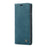 CASEME 013 Series for Samsung Galaxy M10 Retro Flip Leather Phone Case - Blue - 2