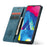 CASEME 013 Series for Samsung Galaxy M10 Retro Flip Leather Phone Case - Blue - 5
