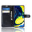 Litchi Skin Wallet Leather Stand Case for Samsung Galaxy A80 / A90 - Black - 4