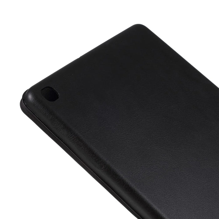 Tri-fold Leather Stand Case for Samsung Galaxy Tab S5e SM-T720 - Black - 4