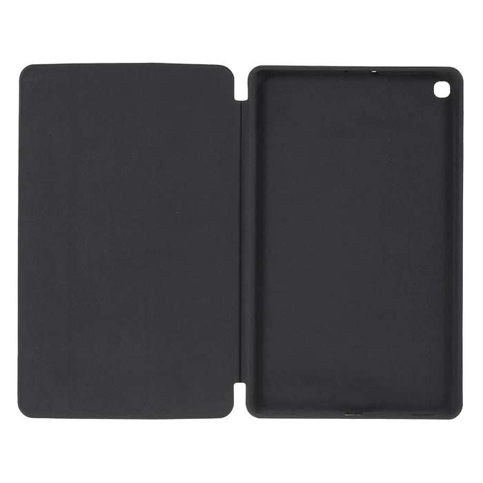 Tri-fold Leather Stand Case for Samsung Galaxy Tab S5e SM-T720 - Black - 5