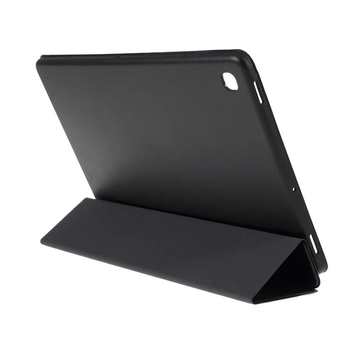 Tri-fold Leather Stand Case for Samsung Galaxy Tab S5e SM-T720 - Black - 6