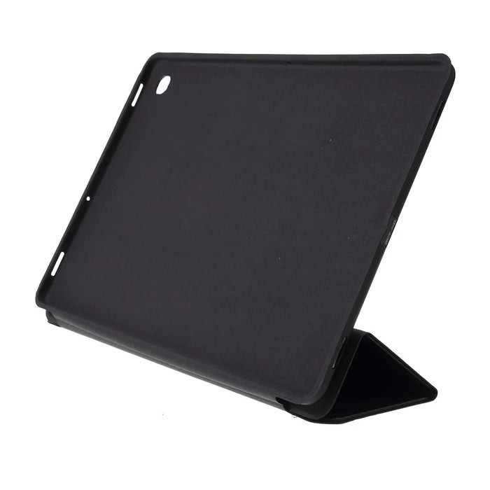 Tri-fold Leather Stand Case for Samsung Galaxy Tab S5e SM-T720 - Black - 7