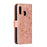 Shiny Diamond Imprint Flower Leather Phone Cover for Samsung Galaxy A20e - Rose Gold - 2