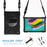 X-Shape 360 Degree Swivel PC + Silicone Combo Kickstand Shell with Shoulder Strap for Samsung Galaxy Tab S5e SM-T720 - Black - 3