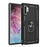 Hybrid PC TPU Kickstand Armor Phone Casing for Samsung Galaxy Note 10 Plus/Note 10 Plus 5G - Black - 1