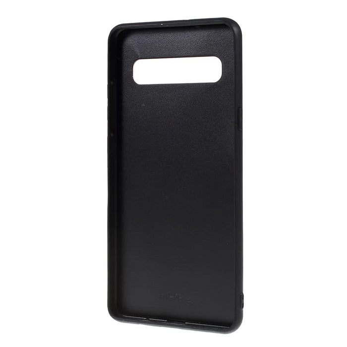 Gradient Color Glass + TPU Phone Cover Casing for Samsung Galaxy S10 5G - Purple / Blue - 3