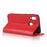 Crazy Horse Texture Genuine Leather Wallet Phone Case for Samsung Galaxy A20e - Red - 5