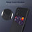 Phone Shell PC + PU + Cloth Hybrid Back Casing with Card Slot for Samsung Galaxy A70 - Black - 3