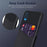Card Holder Phone Shell PC + PU + Cloth Back Cover Casing for Samsung Galaxy A50 / A50s / A30s - Black - 3