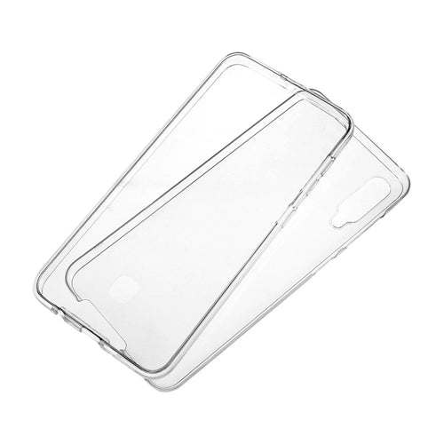 Clear PC Side + TPU Back Phone Case for Samsung Galaxy A50/A50s/A30s - Transparent - 1