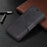 PU Leather Wallet Stand Phone Shell Cover for Samsung Galaxy A20e - Black - 7