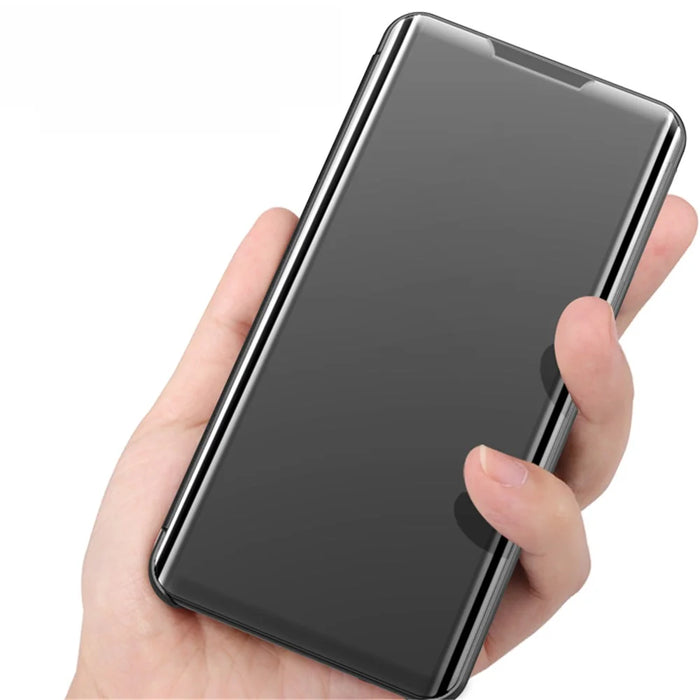 For Samsung Galaxy Note 10 / Note 10 5G Flip Leather Cover with Stand Full Body Protective Phone Case - Black - 3