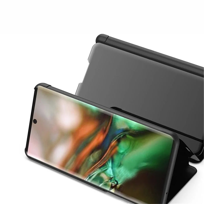 For Samsung Galaxy Note 10 / Note 10 5G Flip Leather Cover with Stand Full Body Protective Phone Case - Black - 4
