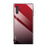 Gradient Color Glass + TPU Hybrid Cell Phone Case for Samsung Galaxy Note 10 Plus / 10 Plus 5G - Red / Black - 1