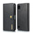 DG.MING Split Leather Phone Cover with Wallet Slot Shell for Samsung Galaxy A10 - Black - 2